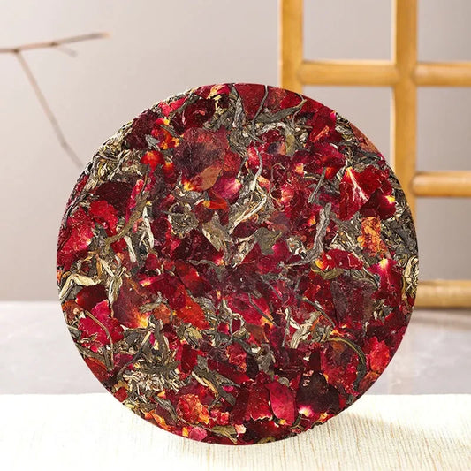 2022-spring-yunnan-sheng-puer-tea-cake-red-rose-yiqin-tea-house-yiqinteahouse-com-2 - YIQIN TEA HOUSE 一沁茶舍 yiqinteahouse.com