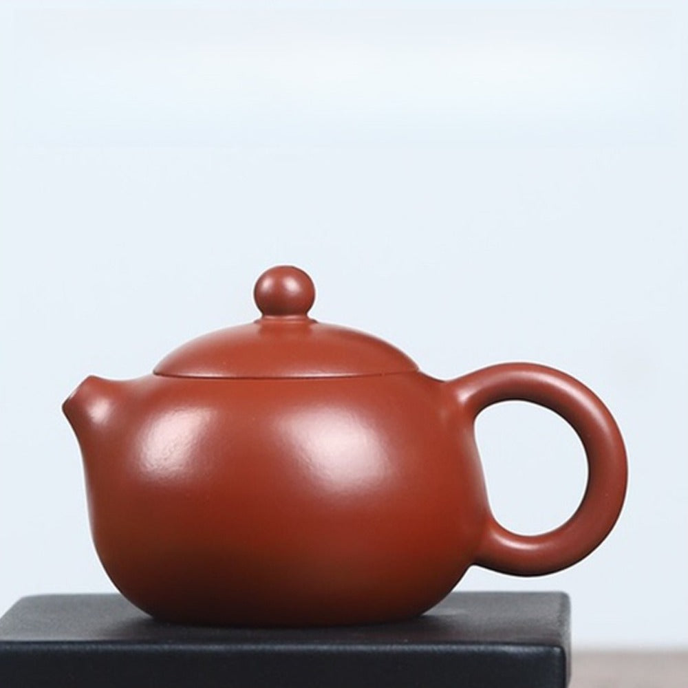 全手工宜兴紫砂茶壶[西施壶] (朱泥- 200ml) – YIQIN TEA HOUSE 一沁茶舍