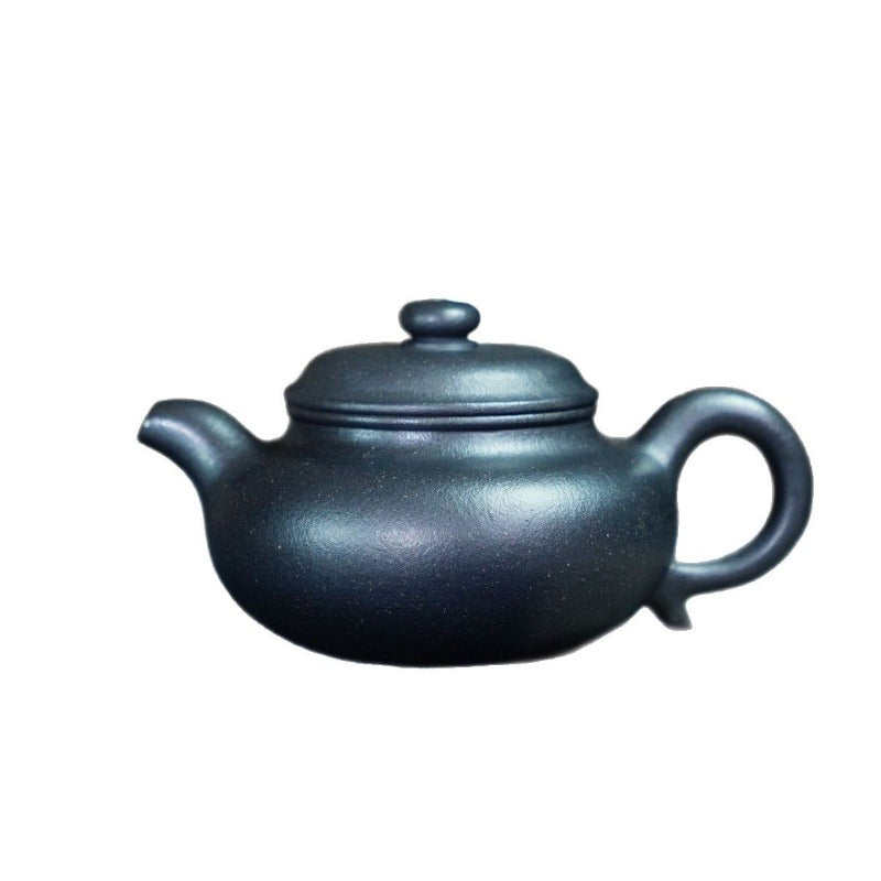 全手工宜兴紫砂茶壶【仿古壶】(还原烧朱泥 - 260ml)