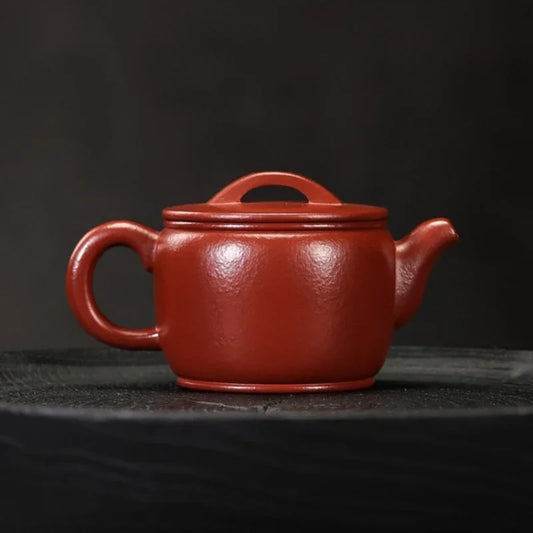 全手工宜兴紫砂茶壶【汉瓦壶】(大红袍 - 170ml)