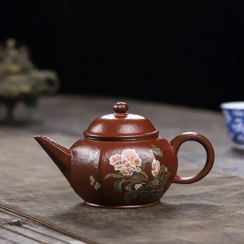 Full Handmade Yixing Zisha Teapot [Hua Ban Cha Xiang] 240ml