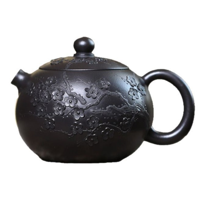 宜兴紫砂茶壶【西施壶】(黑泥 - 270ml)