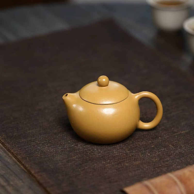 宜兴紫砂茶壶[西施壶] (黄金朱泥- 100ml) – YIQIN TEA HOUSE 一沁茶舍