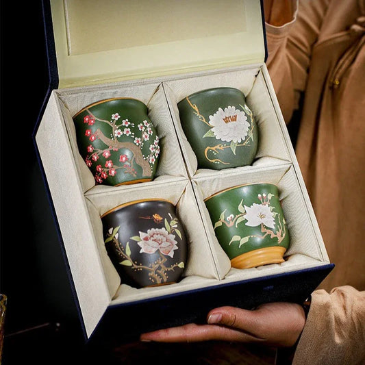 full-handmade-yixing-zisha-master-tea-cup-gift-set-wen-xiang-yiqin-tea-house-yiqinteahouse-com-2 - YIQIN TEA HOUSE 一沁茶舍 yiqinteahouse.com