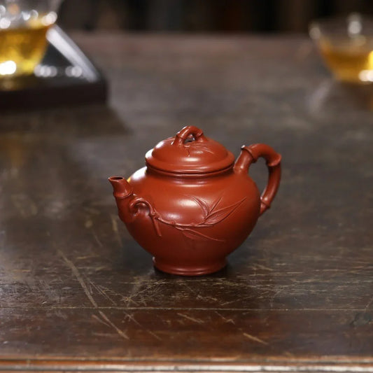 full-handmade-yixing-zisha-teapot-bao-chun-pot-dahongpao-210ml-yiqin-tea-house-yiqinteahouse-com-2 - YIQIN TEA HOUSE 一沁茶舍 yiqinteahouse.com