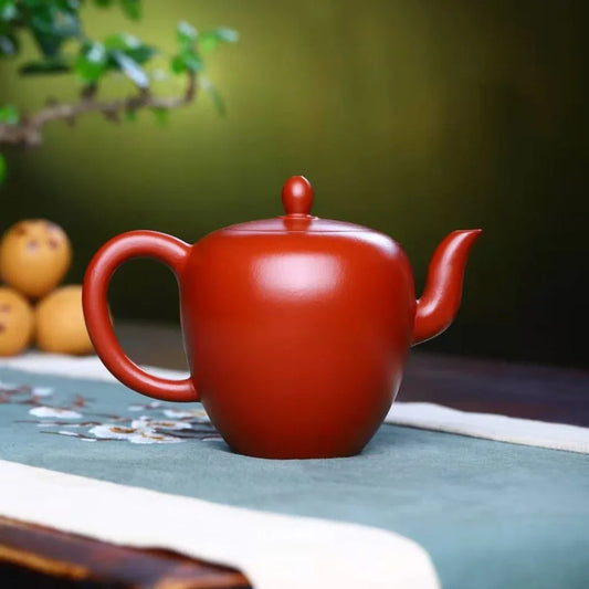 full-handmade-yixing-zisha-teapot-beauty-shoulder-pot-dahongpao-260ml-yiqin-tea-house-yiqinteahouse-com-2 - YIQIN TEA HOUSE 一沁茶舍 yiqinteahouse.com