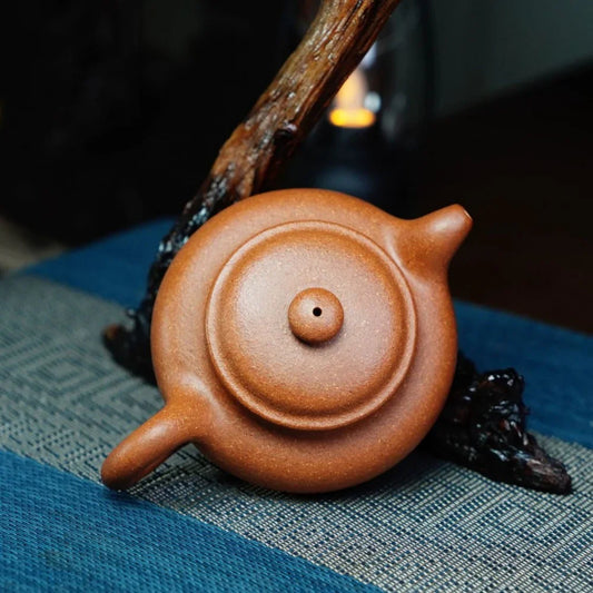full-handmade-yixing-zisha-teapot-fanggu-pot-jiang-po-ni-180ml-yiqin-tea-house-yiqinteahouse-com-2 - YIQIN TEA HOUSE 一沁茶舍 yiqinteahouse.com