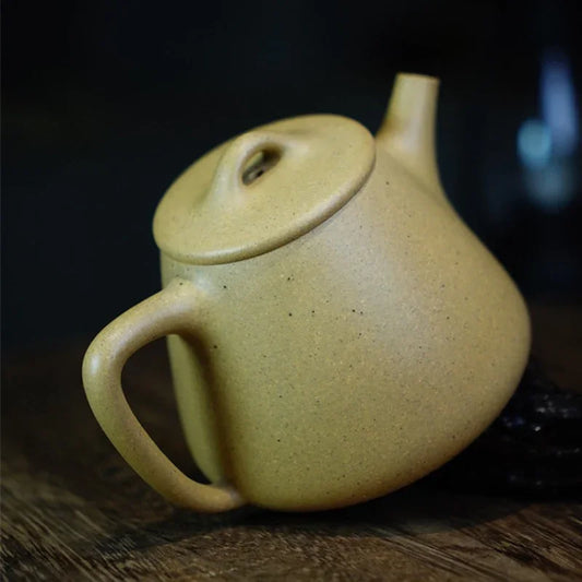 full-handmade-yixing-zisha-teapot-gao-shi-piao-pot-bensan-lu-ni-210ml-yiqin-tea-house-yiqinteahouse-com-2 - YIQIN TEA HOUSE 一沁茶舍 yiqinteahouse.com
