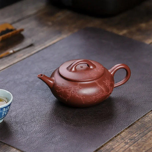 full-handmade-yixing-zisha-teapot-han-xiang-hong-pi-long-350ml-yiqin-tea-house-yiqinteahouse-com-2 - YIQIN TEA HOUSE 一沁茶舍 yiqinteahouse.com