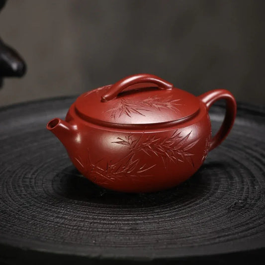 full-handmade-yixing-zisha-teapot-hanwa-pot-dahongpao-160ml-yiqin-tea-house-yiqinteahouse-com-2 - YIQIN TEA HOUSE 一沁茶舍 yiqinteahouse.com