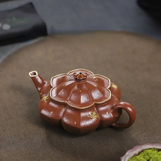 full-handmade-yixing-zisha-teapot-hua-fei-die-wu-jin-jiang-po-ni-250ml-yiqin-tea-house-yiqinteahouse-com-2 - YIQIN TEA HOUSE 一沁茶舍 yiqinteahouse.com