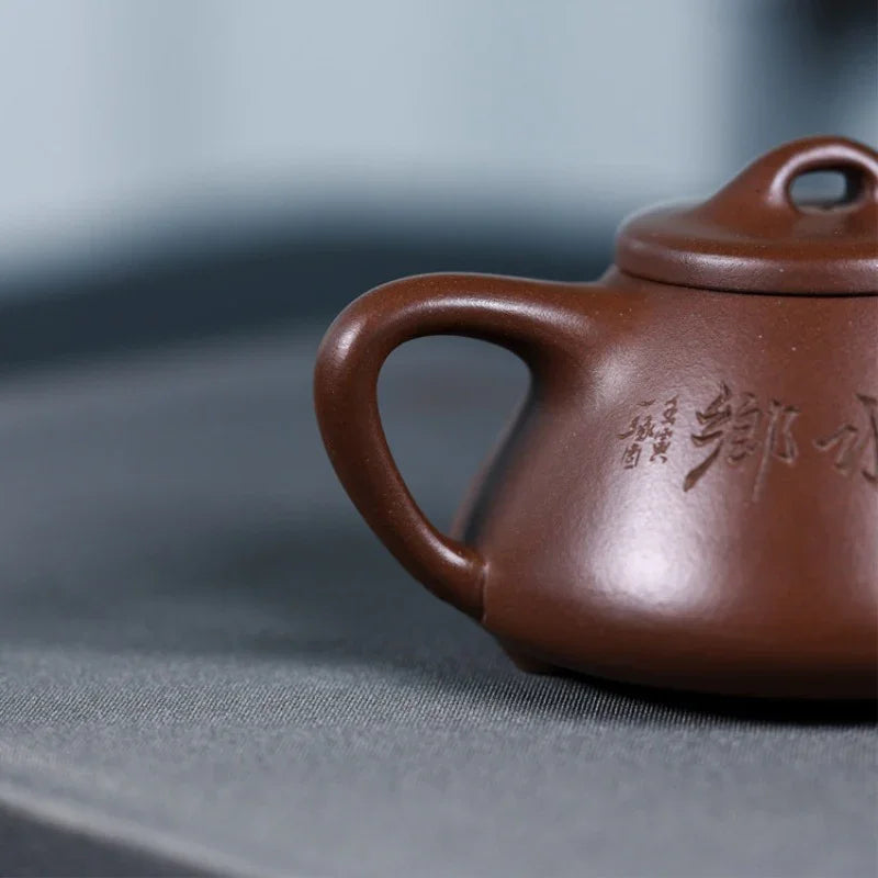 full-handmade-yixing-zisha-teapot-jiangnan-ziye-shi-piao-lao-zi-ni-120ml-yiqin-tea-house-yiqinteahouse-com-10 - YIQIN TEA HOUSE 一沁茶舍 yiqinteahouse.com