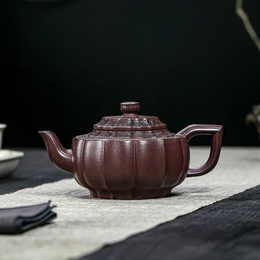 full-handmade-yixing-zisha-teapot-jin-wen-yu-wan-zi-ni-300ml-yiqin-tea-house-yiqinteahouse-com-2 - YIQIN TEA HOUSE 一沁茶舍 yiqinteahouse.com