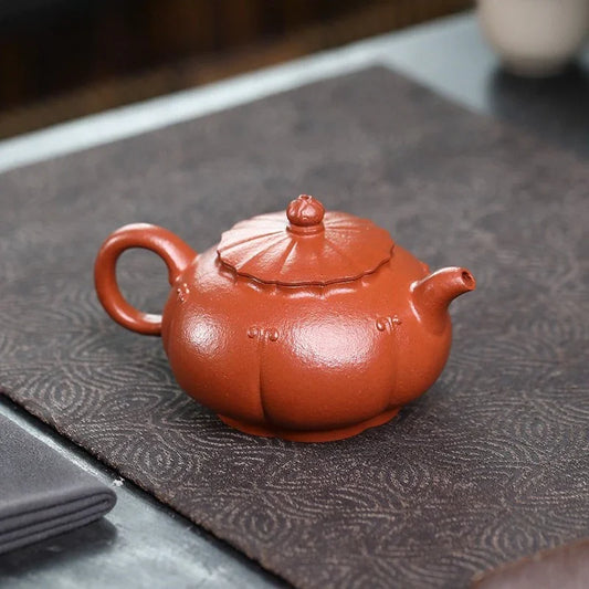 full-handmade-yixing-zisha-teapot-jinxiu-xishi-zhu-sha-zhu-ni-150ml-yiqin-tea-house-yiqinteahouse-com-2 - YIQIN TEA HOUSE 一沁茶舍 yiqinteahouse.com