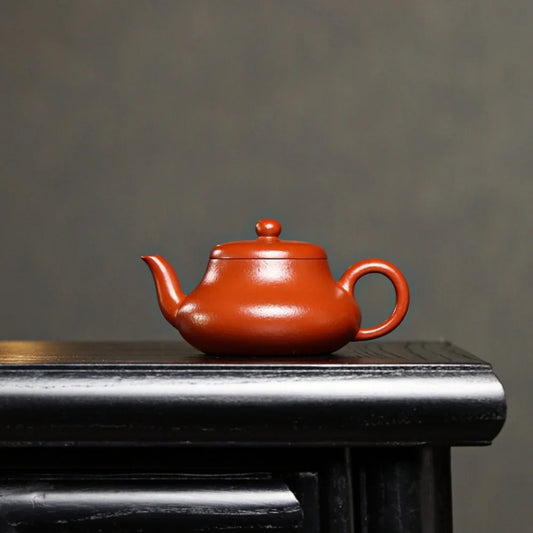 full-handmade-yixing-zisha-teapot-junde-pot-dahongpao-130ml-yiqin-tea-house-yiqinteahouse-com-2 - YIQIN TEA HOUSE 一沁茶舍 yiqinteahouse.com