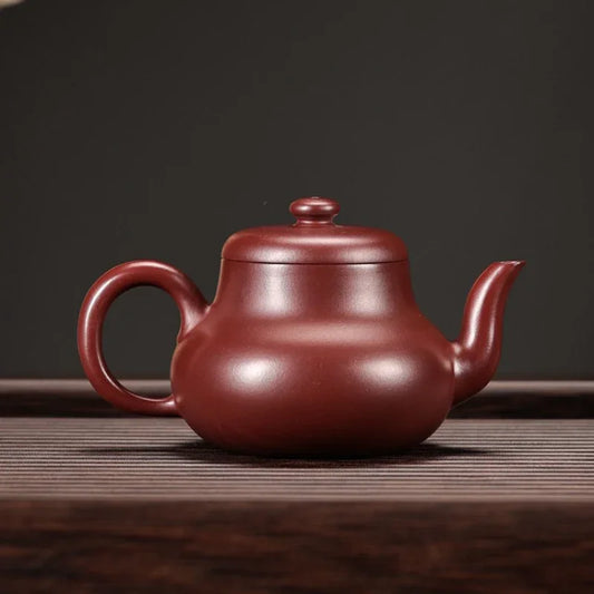 full-handmade-yixing-zisha-teapot-junde-pot-long-xue-sha-150ml-yiqin-tea-house-yiqinteahouse-com-2 - YIQIN TEA HOUSE 一沁茶舍 yiqinteahouse.com