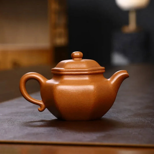 full-handmade-yixing-zisha-teapot-liufang-fanggu-pot-jiang-po-ni-260ml-yiqin-tea-house-yiqinteahouse-com-2 - YIQIN TEA HOUSE 一沁茶舍 yiqinteahouse.com