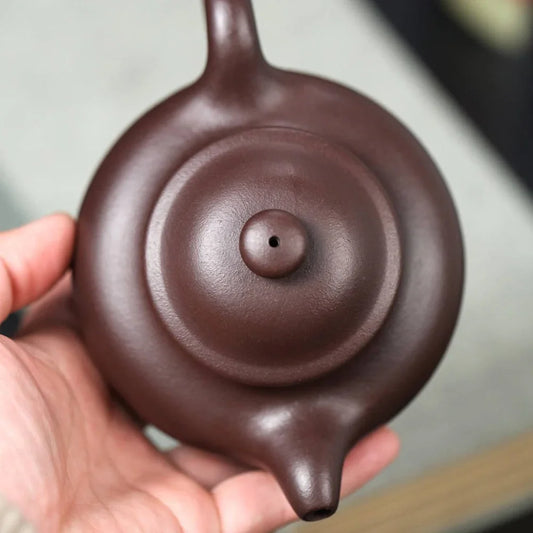 full-handmade-yixing-zisha-teapot-lotus-seed-pot-zi-ni-350ml-yiqin-tea-house-yiqinteahouse-com-2 - YIQIN TEA HOUSE 一沁茶舍 yiqinteahouse.com