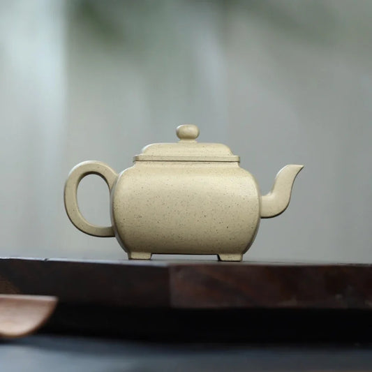 full-handmade-yixing-zisha-teapot-rong-fang-pot-bensan-lu-ni-180ml-yiqin-tea-house-yiqinteahouse-com-2 - YIQIN TEA HOUSE 一沁茶舍 yiqinteahouse.com