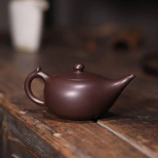 full-handmade-yixing-zisha-teapot-shen-deng-yandou-pot-zi-ni-125170ml-yiqin-tea-house-yiqinteahouse-com-2 - YIQIN TEA HOUSE 一沁茶舍 yiqinteahouse.com