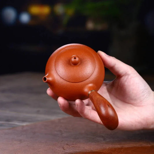 full-handmade-yixing-zisha-teapot-tang-yu-pot-zhu-ni-200ml-yiqin-tea-house-yiqinteahouse-com-2 - YIQIN TEA HOUSE 一沁茶舍 yiqinteahouse.com