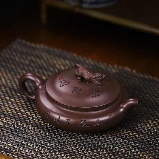 full-handmade-yixing-zisha-teapot-wusong-da-hu-zi-jia-ni-350ml-yiqin-tea-house-yiqinteahouse-com-2 - YIQIN TEA HOUSE 一沁茶舍 yiqinteahouse.com