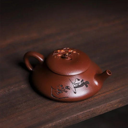 full-handmade-yixing-zisha-teapot-xiao-yao-zi-ni-110ml-yiqin-tea-house-yiqinteahouse-com-2 - YIQIN TEA HOUSE 一沁茶舍 yiqinteahouse.com