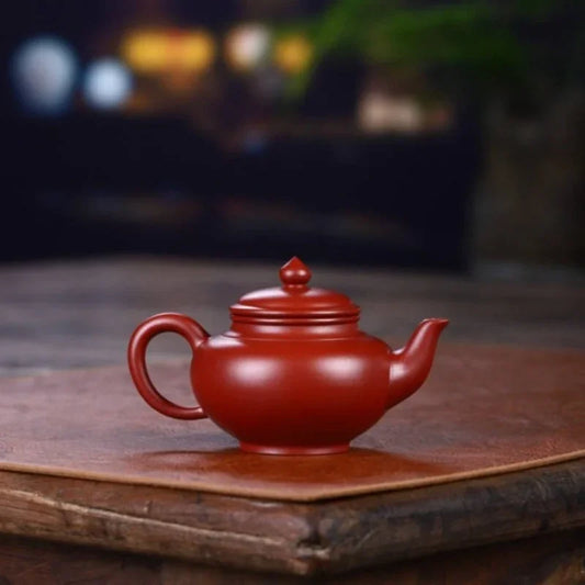 full-handmade-yixing-zisha-teapot-xiao-ying-pot-dahongpao-110ml-yiqin-tea-house-yiqinteahouse-com-2 - YIQIN TEA HOUSE 一沁茶舍 yiqinteahouse.com