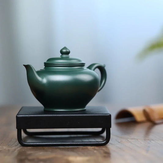 full-handmade-yixing-zisha-teapot-xiao-ying-pot-lu-ni-270ml-yiqin-tea-house-yiqinteahouse-com-2 - YIQIN TEA HOUSE 一沁茶舍 yiqinteahouse.com