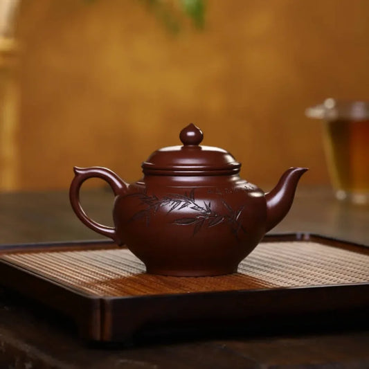 full-handmade-yixing-zisha-teapot-xiao-ying-pot-zi-ni-220ml-yiqin-tea-house-yiqinteahouse-com-2 - YIQIN TEA HOUSE 一沁茶舍 yiqinteahouse.com