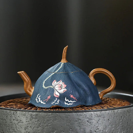 full-handmade-yixing-zisha-teapot-yu-lian-hua-wu-duan-ni-100ml-yiqin-tea-house-yiqinteahouse-com-2 - YIQIN TEA HOUSE 一沁茶舍 yiqinteahouse.com