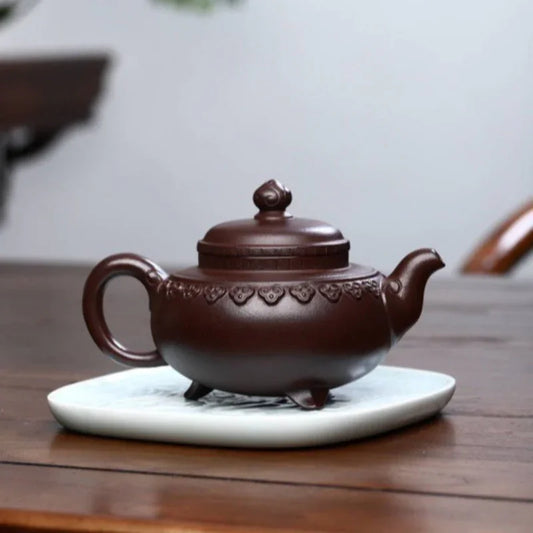 full-handmade-yixing-zisha-teapot-yun-jian-ruyi-pot-shi-hong-320ml-yiqin-tea-house-yiqinteahouse-com-2 - YIQIN TEA HOUSE 一沁茶舍 yiqinteahouse.com