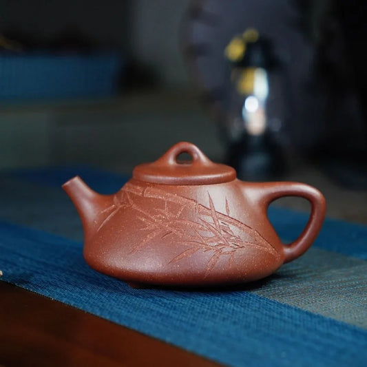 full-handmade-yixing-zisha-teapot-ziye-shi-piao-pot-jiang-po-ni-310ml-yiqin-tea-house-yiqinteahouse-com-2 - YIQIN TEA HOUSE 一沁茶舍 yiqinteahouse.com