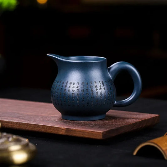 handmade-yixing-zisha-fair-cup-xin-jing-280ml-lotus-pod-180ml-yiqin-tea-house-yiqinteahouse-com-2 - YIQIN TEA HOUSE 一沁茶舍 yiqinteahouse.com