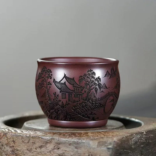 handmade-yixing-zisha-master-tea-cup-yi-jiangnan-200ml-yiqin-tea-house-yiqinteahouse-com-2 - YIQIN TEA HOUSE 一沁茶舍 yiqinteahouse.com