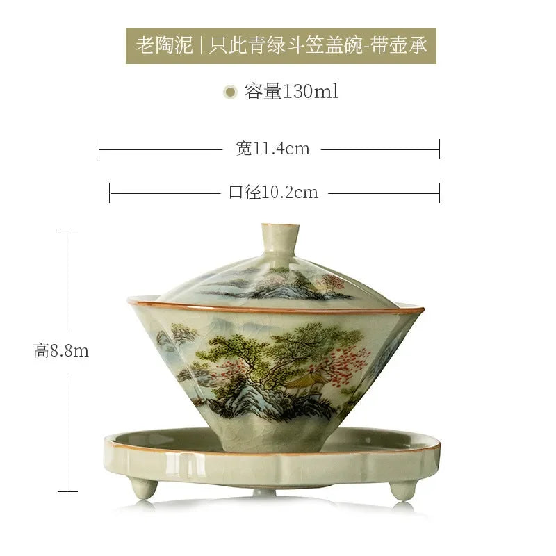 jindezhen-ice-crackle-sancai-gaiwan-zhi-ci-qinglu-series-straw-hat-130ml-yiqin-tea-house-yiqinteahouse-com-25 - YIQIN TEA HOUSE 一沁茶舍 yiqinteahouse.com
