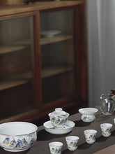 Load and play video in Gallery viewer, Jingdezhen Qianli Jiangshan Ceramic 12pcs Tea Set
