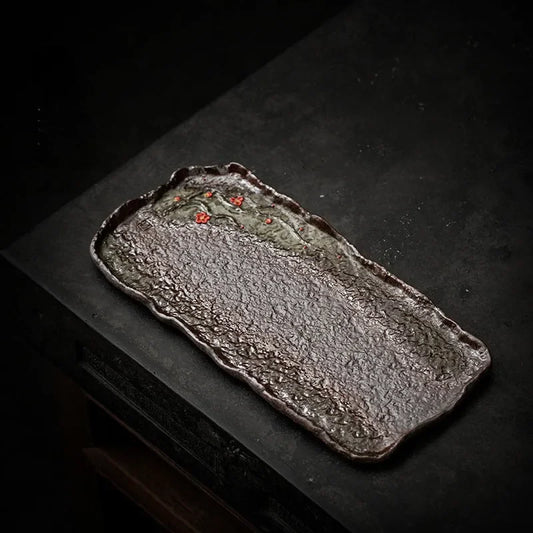 retro-ceramic-embossed-plum-blossom-tea-tray-yiqin-tea-house-yiqinteahouse-com-2 - YIQIN TEA HOUSE 一沁茶舍 yiqinteahouse.com
