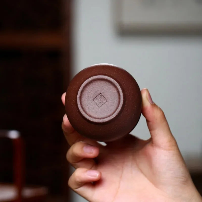 yixing-zisha-tea-cup-gao-pan-di-cao-qing-110ml-yiqin-tea-house-yiqinteahouse-com-14 - YIQIN TEA HOUSE 一沁茶舍 yiqinteahouse.com