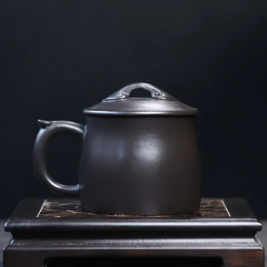 yixing-zisha-tea-mug-with-filter-ruyi-shi-huang-400ml-yiqin-tea-house-yiqinteahouse-com-2 - YIQIN TEA HOUSE 一沁茶舍 yiqinteahouse.com