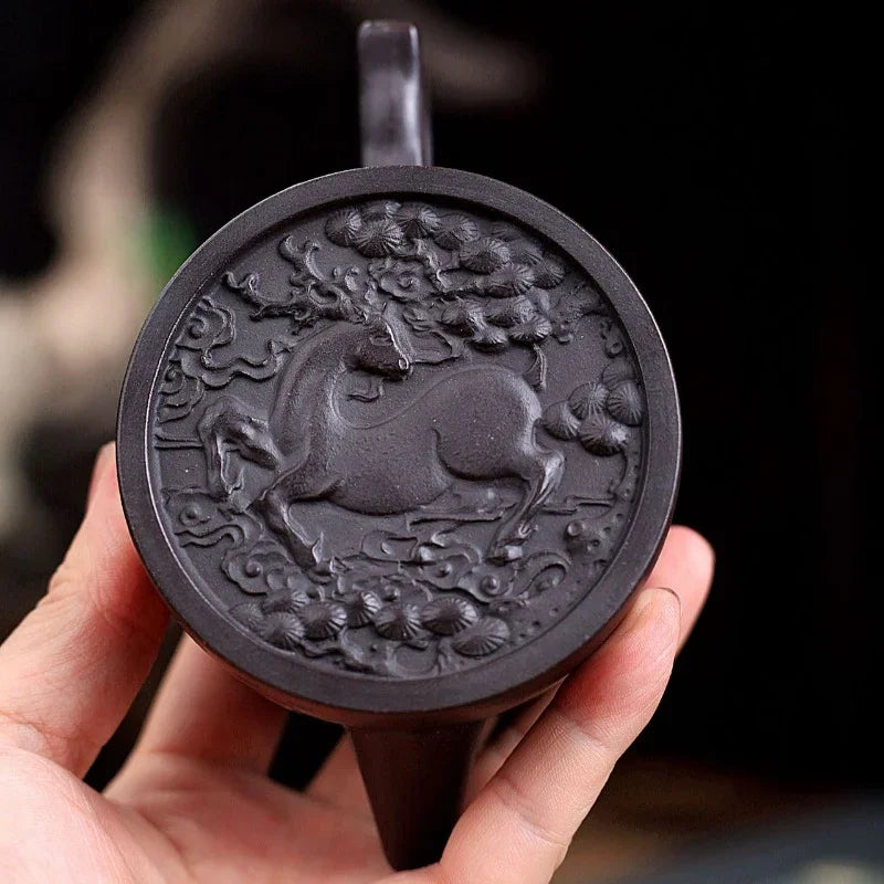 yixing-zisha-teapot-auspicious-crane-hei-ni-190ml-yiqin-tea-house-yiqinteahouse-com-14 - YIQIN TEA HOUSE 一沁茶舍 yiqinteahouse.com