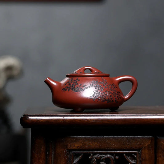 yixing-zisha-teapot-fenggu-shi-piao-long-xue-sha-250ml-yiqin-tea-house-yiqinteahouse-com-2 - YIQIN TEA HOUSE 一沁茶舍 yiqinteahouse.com