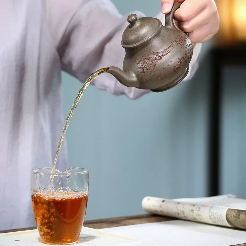 yixing-zisha-teapot-gao-pan-hu-xue-ke-qing-300ml-yiqin-tea-house-yiqinteahouse-com-15 - YIQIN TEA HOUSE 一沁茶舍 yiqinteahouse.com