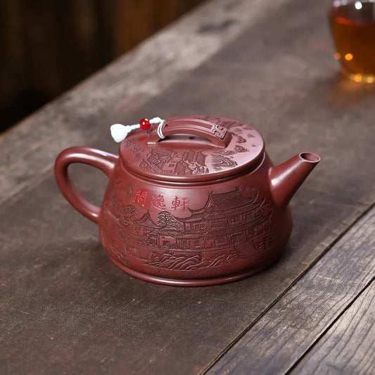 yixing-zisha-teapot-guan-jing-hanwa-hong-pi-long-640ml-yiqin-tea-house-yiqinteahouse-com-2 - YIQIN TEA HOUSE 一沁茶舍 yiqinteahouse.com