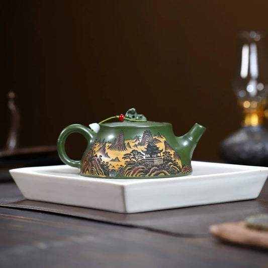 yixing-zisha-teapot-mountains-and-rivers-lu-ni-230ml-yiqin-tea-house-yiqinteahouse-com-2 - YIQIN TEA HOUSE 一沁茶舍 yiqinteahouse.com