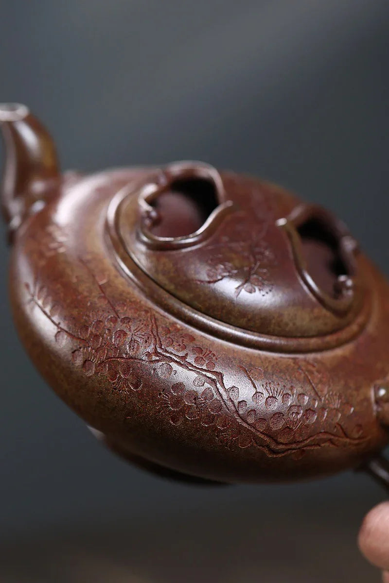 yixing-zisha-teapot-niu-gai-an-xiang-duan-ni-firewood-firing-300ml-yiqin-tea-house-yiqinteahouse-com-11 - YIQIN TEA HOUSE 一沁茶舍 yiqinteahouse.com