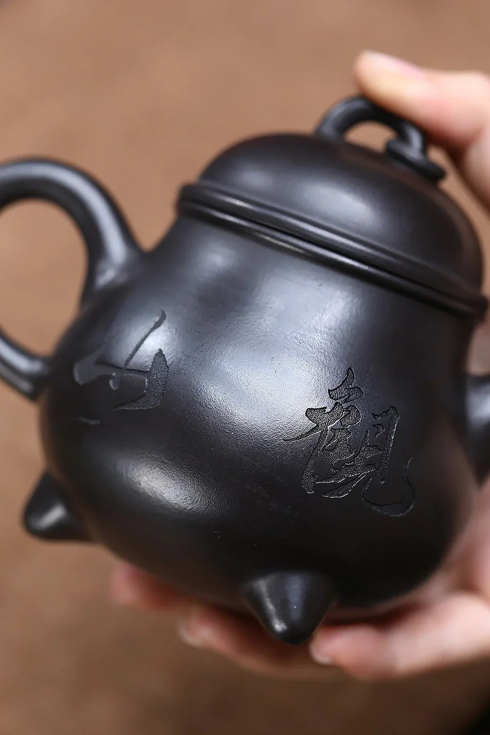 yixing-zisha-teapot-sanzu-ruding-shi-huang-310ml-yiqin-tea-house-yiqinteahouse-com-10 - YIQIN TEA HOUSE 一沁茶舍 yiqinteahouse.com