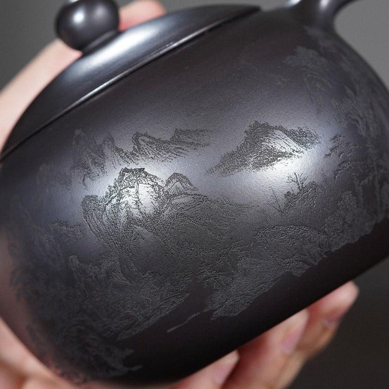 yixing-zisha-teapot-shanshui-xishi-pot-shi-huang-400ml-yiqin-tea-house-yiqinteahouse-com-12 - YIQIN TEA HOUSE 一沁茶舍 yiqinteahouse.com