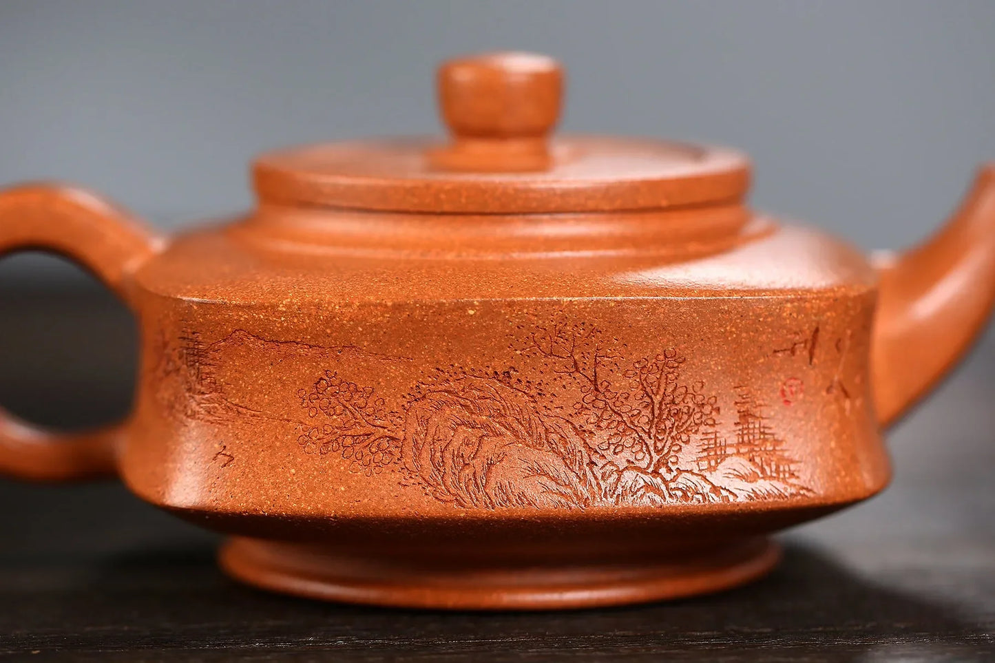 yixing-zisha-teapot-sifang-zhou-pan-hong-jiang-po-ni-270ml-yiqin-tea-house-yiqinteahouse-com-13 - YIQIN TEA HOUSE 一沁茶舍 yiqinteahouse.com