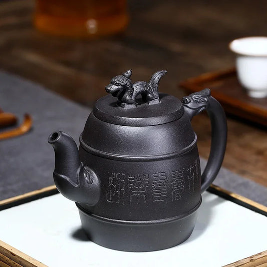 yixing-zisha-teapot-xiangrui-hei-ni-420ml-yiqin-tea-house-yiqinteahouse-com-2 - YIQIN TEA HOUSE 一沁茶舍 yiqinteahouse.com